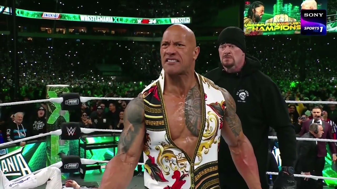 The Rock X John Cena X The Undertaker Return | WrestleMania | Sony Sports Network