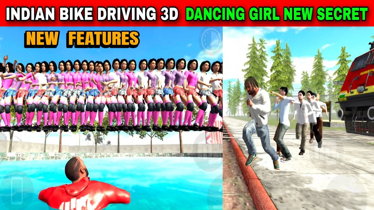 Dancing Girl New Secret Features | Funny Gameplay Indian Bikes Driving 3d 🤣🤣