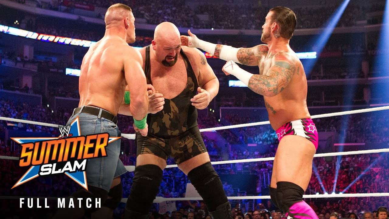 FULL MATCH: CM Punk Vs. John Cena Vs. Big Show — WWE Championship Triple Threat Match