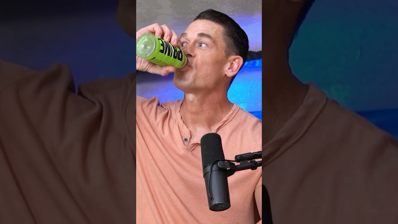 John Cena Tries PRIME?! #drinkprime #prime #ksi #loganpaul #wwe #johncena #viral #shorts