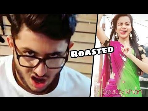 Carryminati Roasted Beauty Khan TikToker