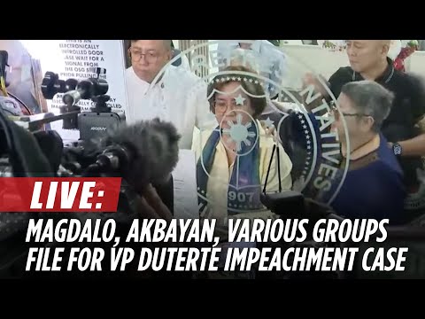 LIVE: Magdalo, Akbayan, Mamamayang Liberal Hold Press Con On VP Duterte Impeachment Case