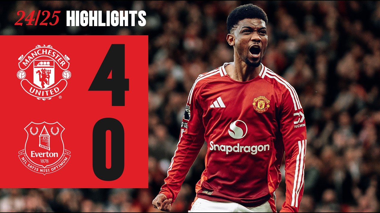 A Big Win At Old Trafford! 🔥 | Man Utd 4-0 Everton