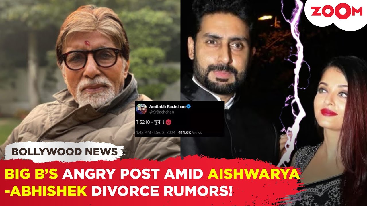 Amitabh Bachchan’s ANGRY Post Amid Aishwarya-Abhishek DIVORCE Rumours Goes VIRAL!