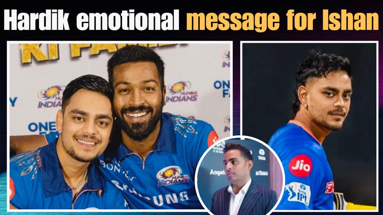 Hardik Pandya With An Emotional Send Off Message For Ishan Kishan , We Gonna Miss Him In MI