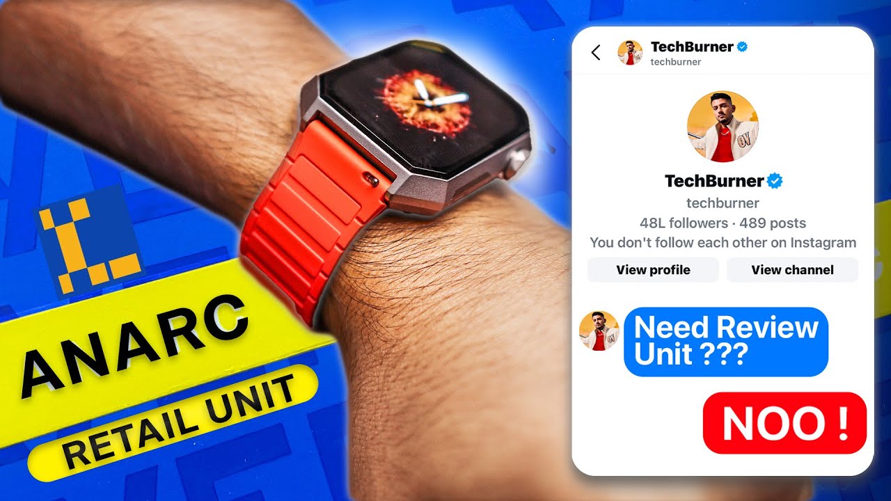 I Bought @TechBurner’s ANARC Smartwatch (SPOILER: NOT As HYPED)