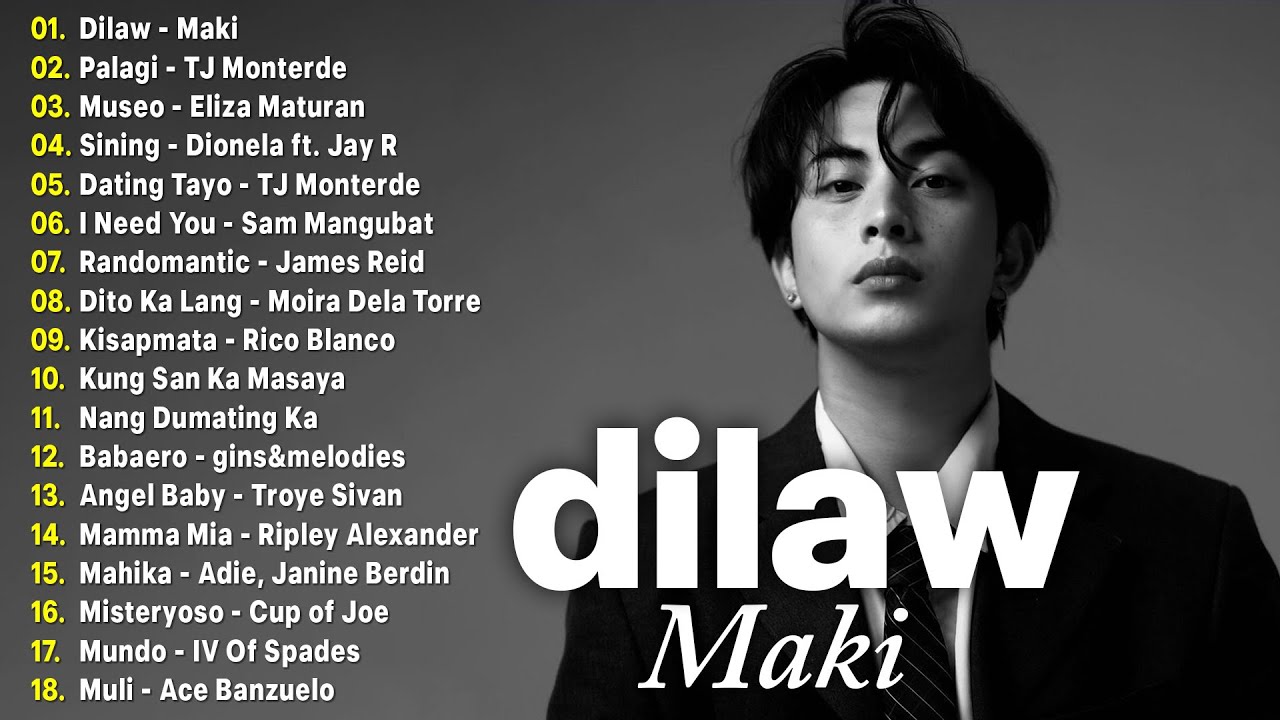 Dilaw – Maki | Palagi – TJ Monterde || New OPM Trending Songs 2024 – OPM Tagalog Song Playlist