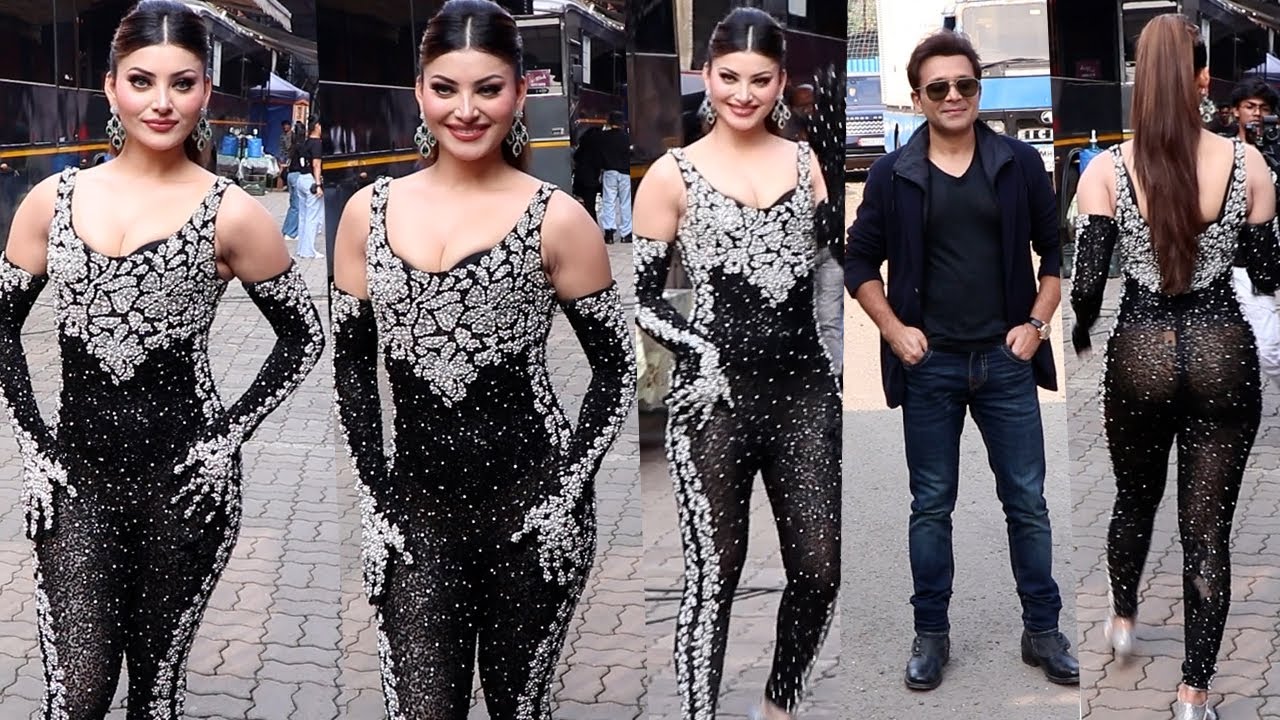 Urvashi Rautela,Shael Oswal Spotted At Sets Of India Best Dancer Promoting Their Upcoming Song Rabba