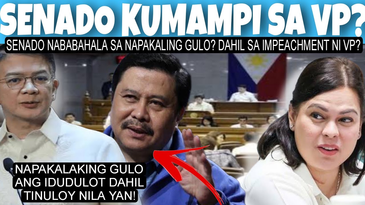 SENADO KUMAMPI KAY VPSARA? NABABAH4LA SA NAPAKALAKING GULO DAHIL SA IMPEACHMENT?