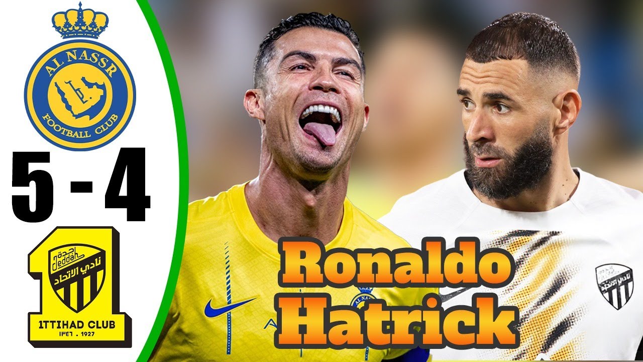 Ronaldo Hat-Trick In 5 Min 💥 Al Nassr Vs Al Ittihad 5-4 – All Goals u0026 Highlights – 2024