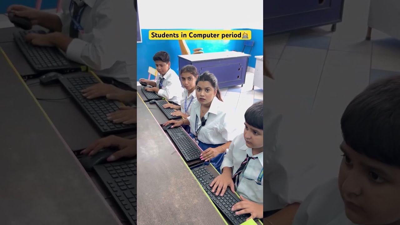 Ap Bhi Aise Hi Krta The Kya Computer Ke Period Mai 👩‍💻😂 #shorts #ytshorts #funnyshorts #school