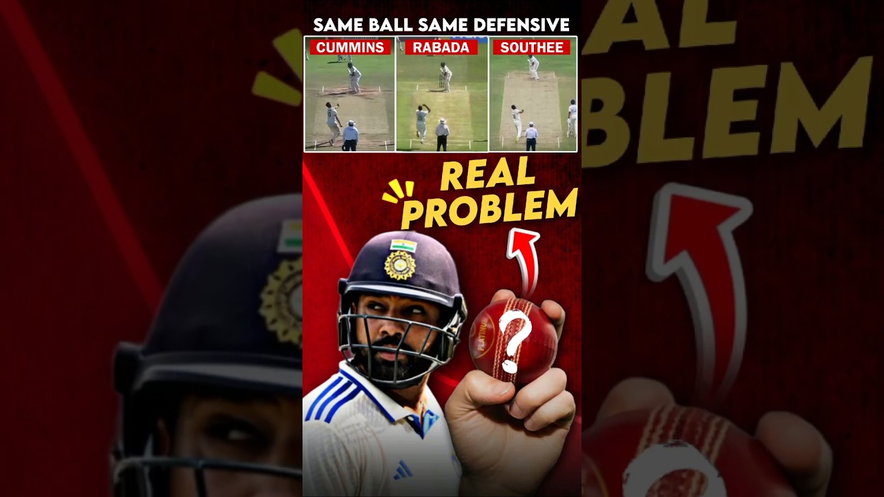 😮 This Ball Is The Real Problem Of Rohit Sharma⁉️ #shorts #ytshorts #cricketshortvideo