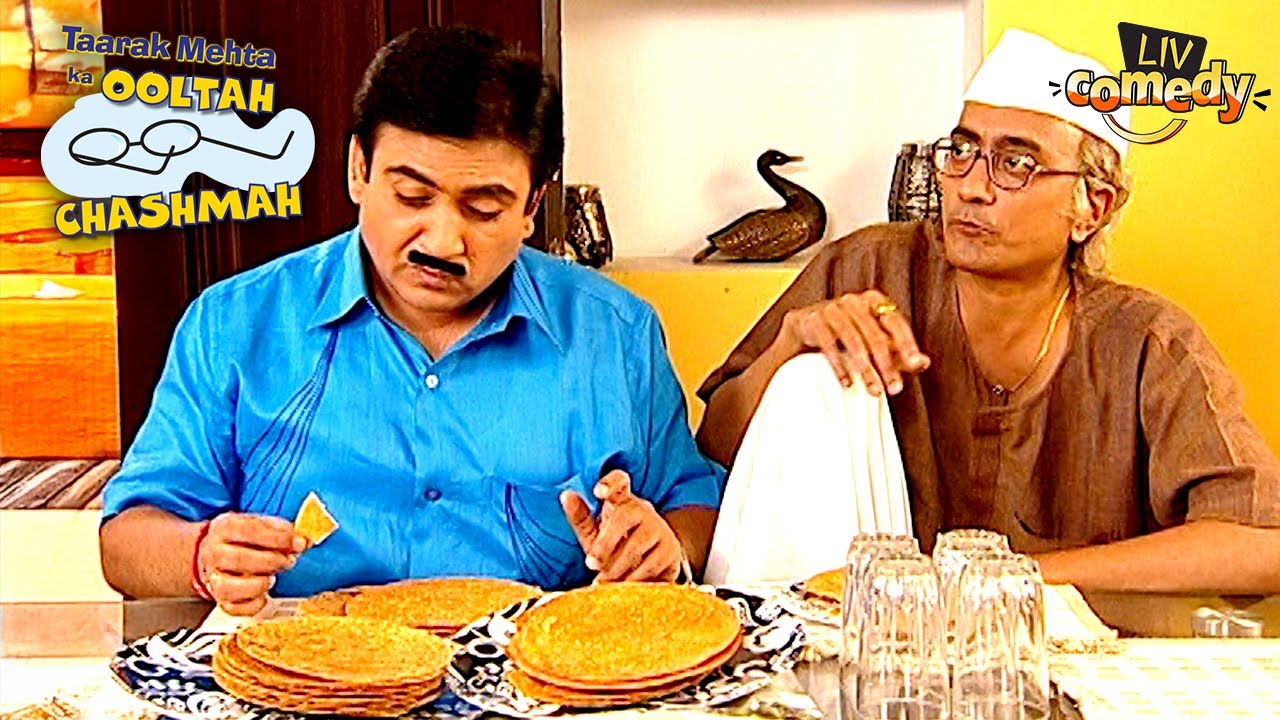 Jetha ने लिए Pav Bhaji u0026 Pani Puri खाखरा के मज़े | Taarak Mehta Ka Ooltah Chashmah Ke Foodies