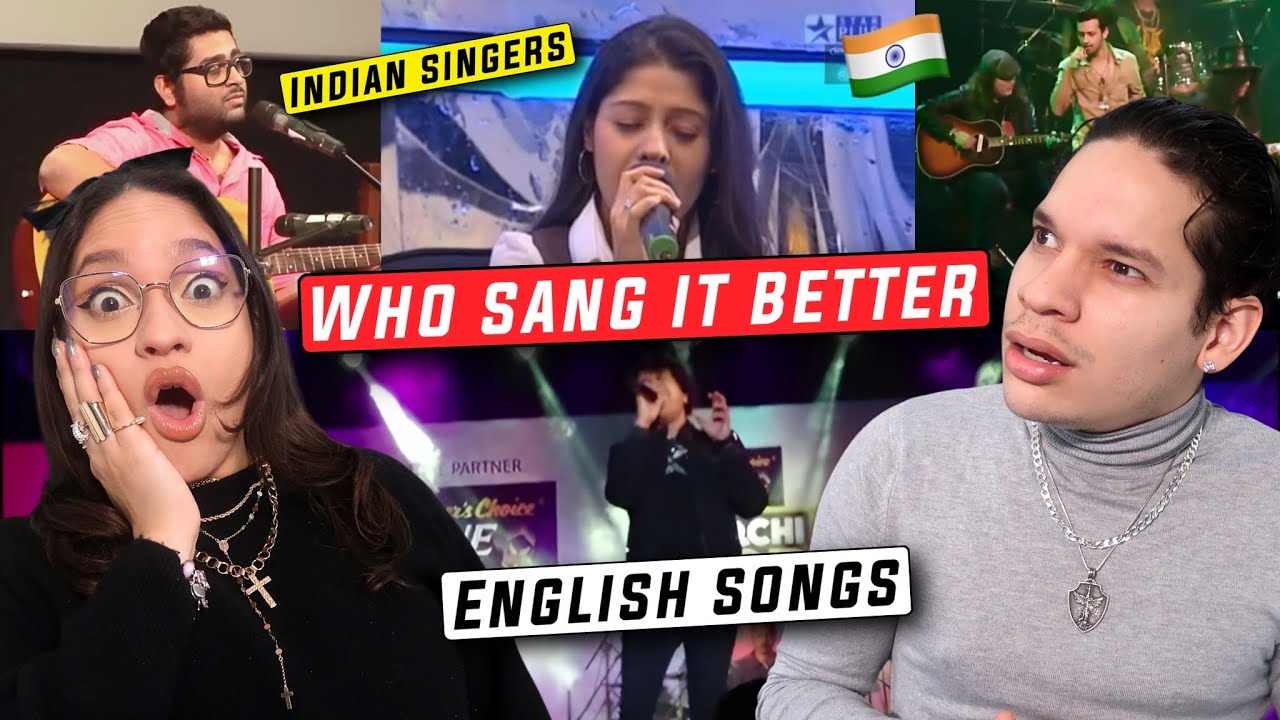 THESE AMAZING! Waleska u0026 Efra React To Indian Singers Singing English Songs Pt 2