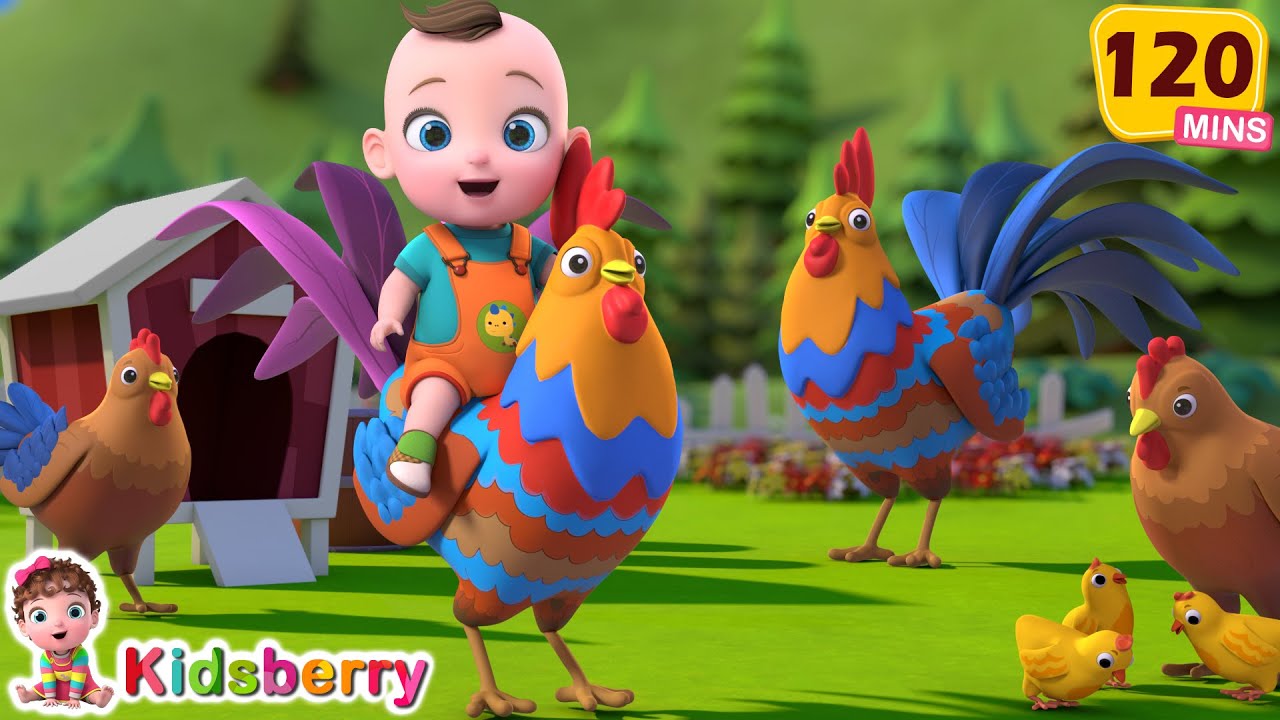 Old MacdDonald Had A Farm + More Kidsberry Nursery Rhymes u0026 Baby Songs