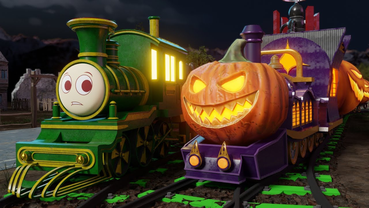 Halloween Express – Halloween Cartoon Fun – Choo Choo Train Kids Videos