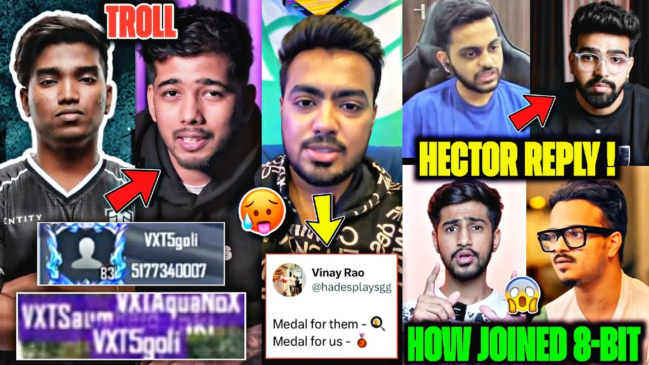 *VXT5Goli* Troll SCOUT🤯 Owais On Joining 8Bit🚨 Hades REPLY😱 Spower New ORG‼️Hector On Omega u0026 SouL😳