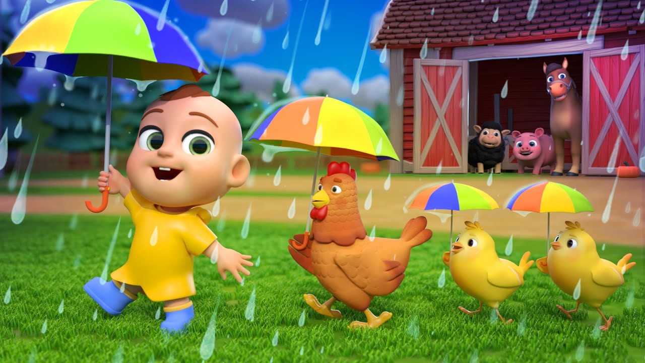 Rain Rain Go Away | Animal Version | Newborn Baby Songs u0026 Nursery Rhymes