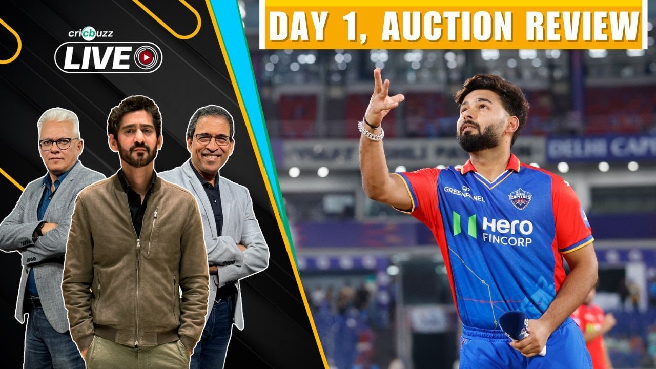 Cricbuzz Live: IPL 2025 Mega Auction Review Day 1 Ft. Harsha Bhogle u0026 Joy Bhattacharjya