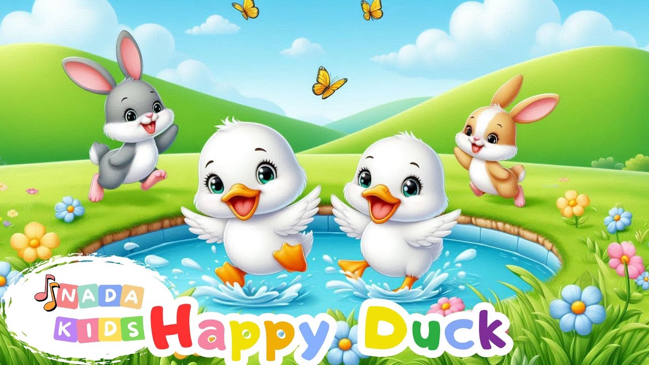 Happy Ducks On The Pond – Learn English For Toddlers | Fun Kids Song