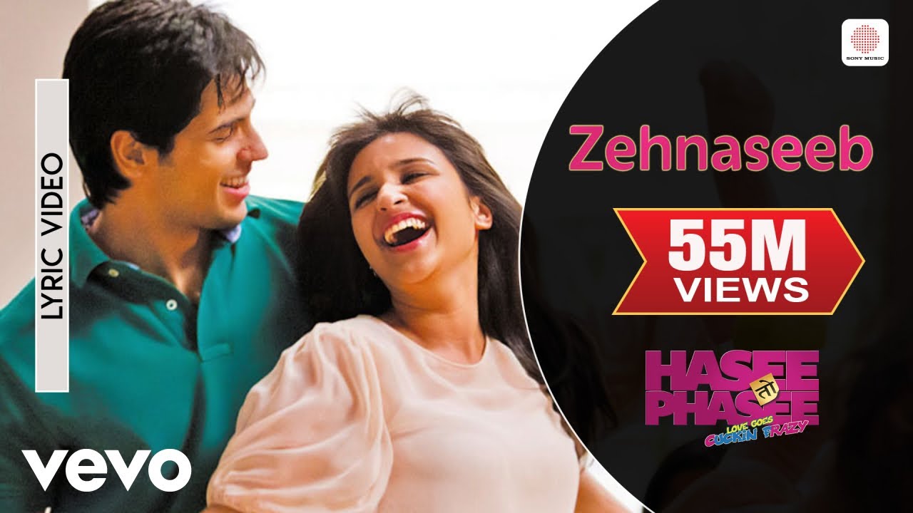 Zehnaseeb Lyric Video – Hasee Toh Phasee|Parineeti, Sidharth|Chinmayi S, Shekhar Ravjiani