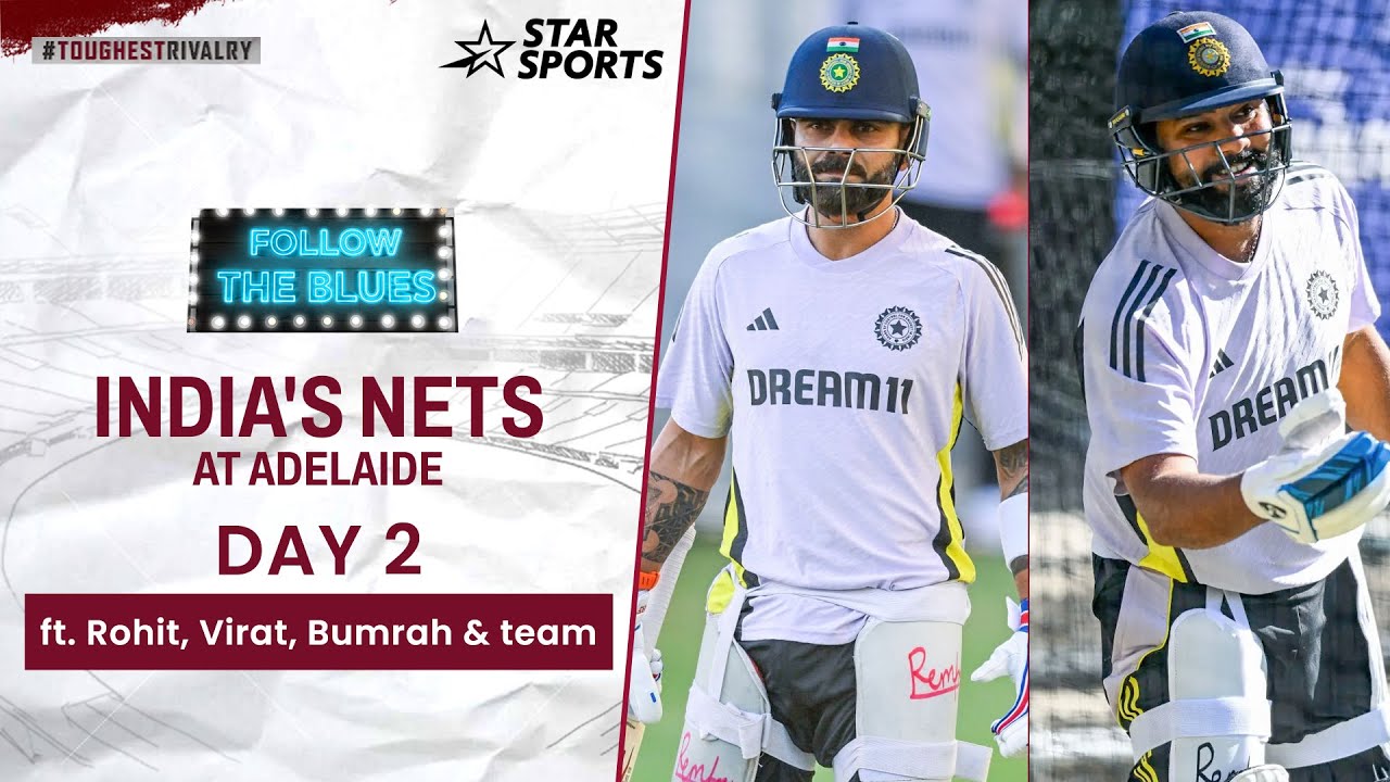 Rohit, Virat, Rishabh u0026 Team India Stars Hit The Nets At Adelaide On Day 2 🏏💥 | #AUSvINDonStar