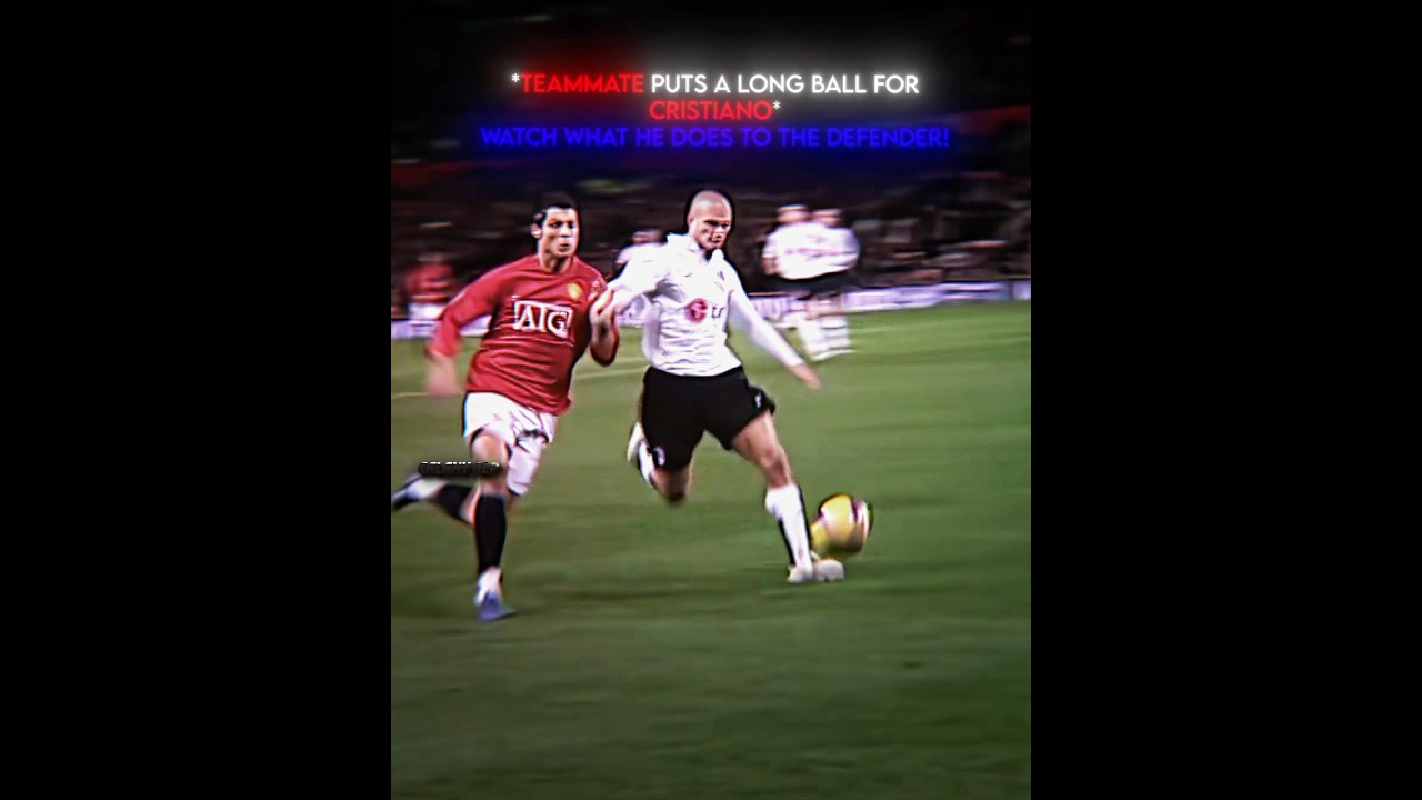 Defender Tried Chasing Ronaldo 💀 #cristiano #ronaldo #football #shorts #edit #fyp #manutd #cr7