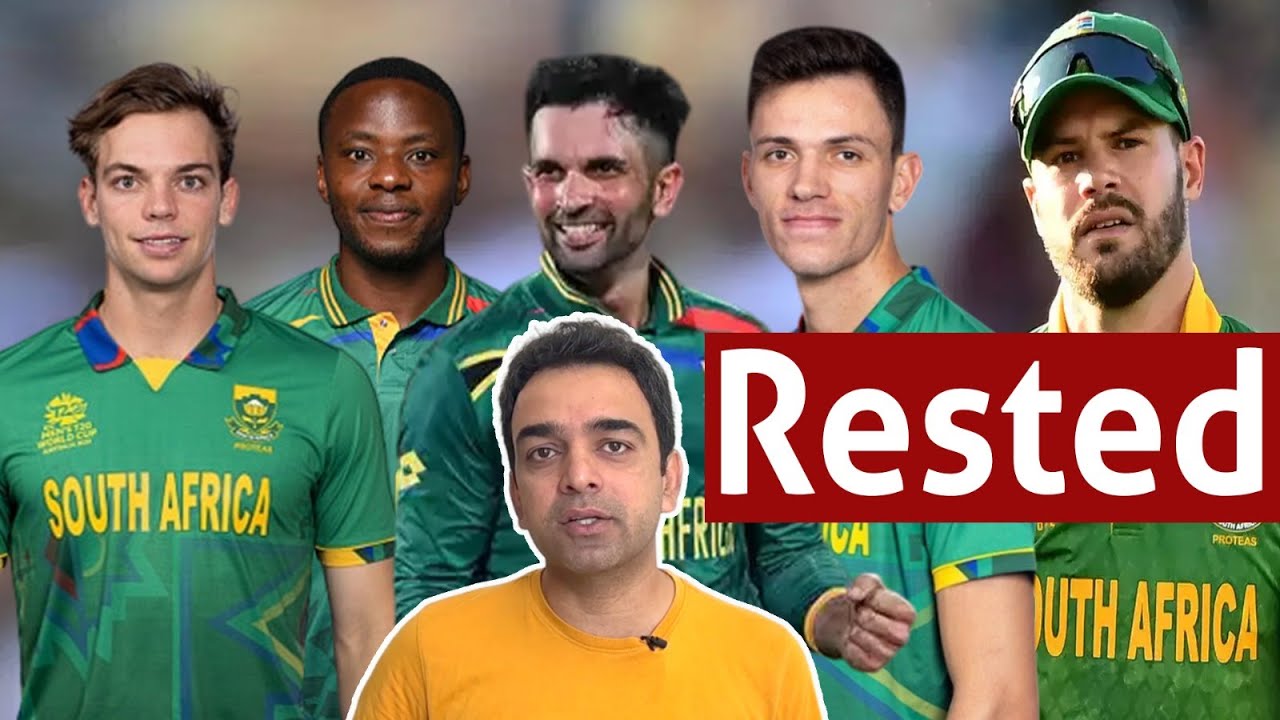 South Africa Rested 6 Key Players For Pak Series