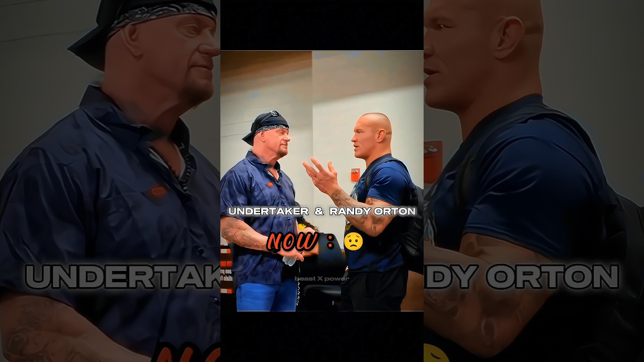 Undertaker u0026 Randy Orton~ Now Vs Then🥺 || Edit