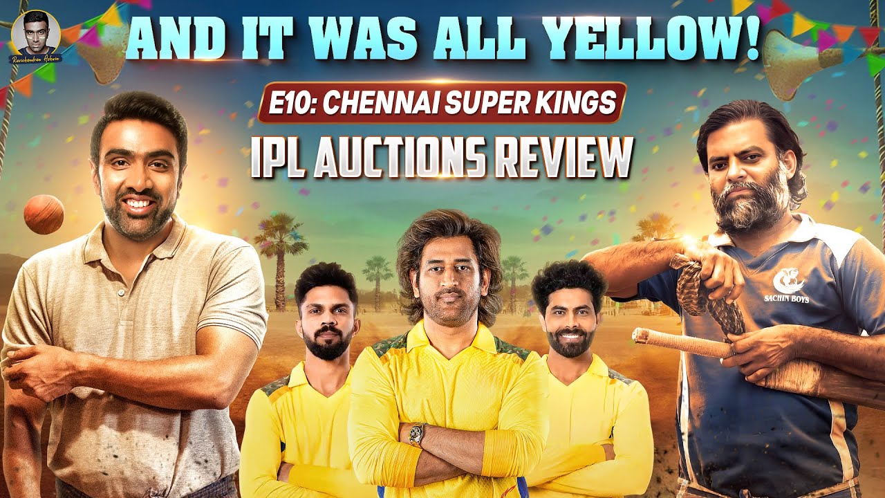 Spin, Strategy u0026 Drama: CSK Pick A Side To Dominate At Home | Ashwin’s Homecoming | IPL Auctions