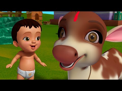 నా ప్రియమైన ఆవు – Cow Song | Telugu Rhymes For Children | Infobells