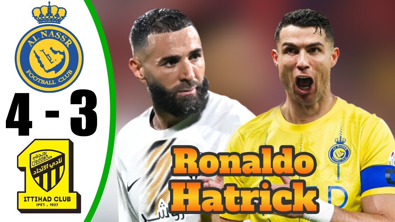 Ronaldo Hat-Trick In 5 Min 💥 Al Nassr Vs Al Ittihad 4-3 – All Goals u0026 Highlights – 2024