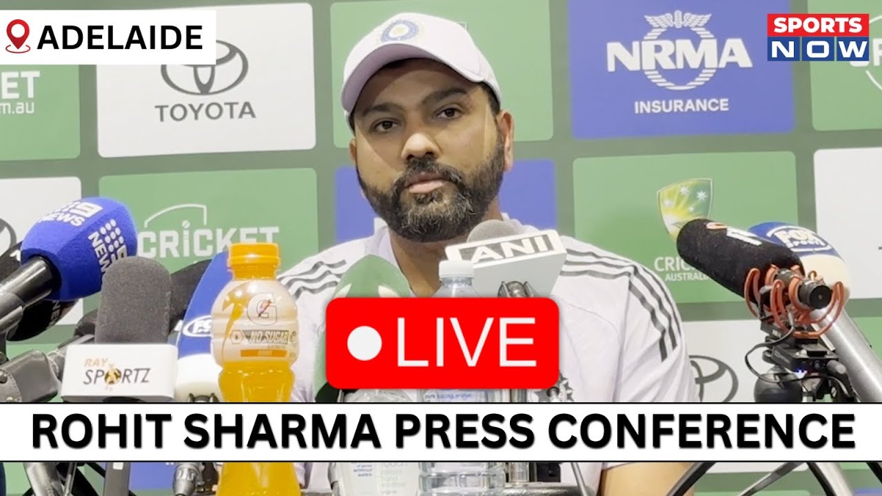 Rohit Sharma Press Conference Live Before IND Vs AUS Pink Ball Test | Virat Kohli | KL Rahul | BGT