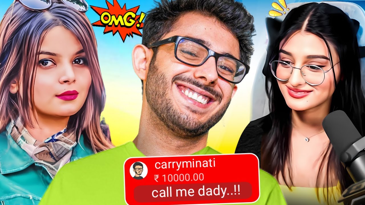 Carryminati Roasted Beautiful Girl Streamer’s 😘