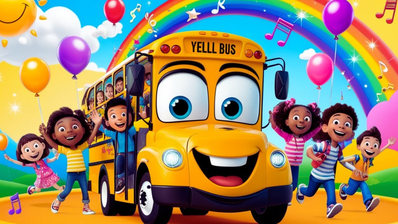 Wheels On The Bus | Kids Nursey Rhymes | Kids English Songs | 3d Rhymes | Kids English Poems