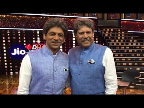 Sunil Grover Mimicking Kapil Dev Infront Of Kapil Dev