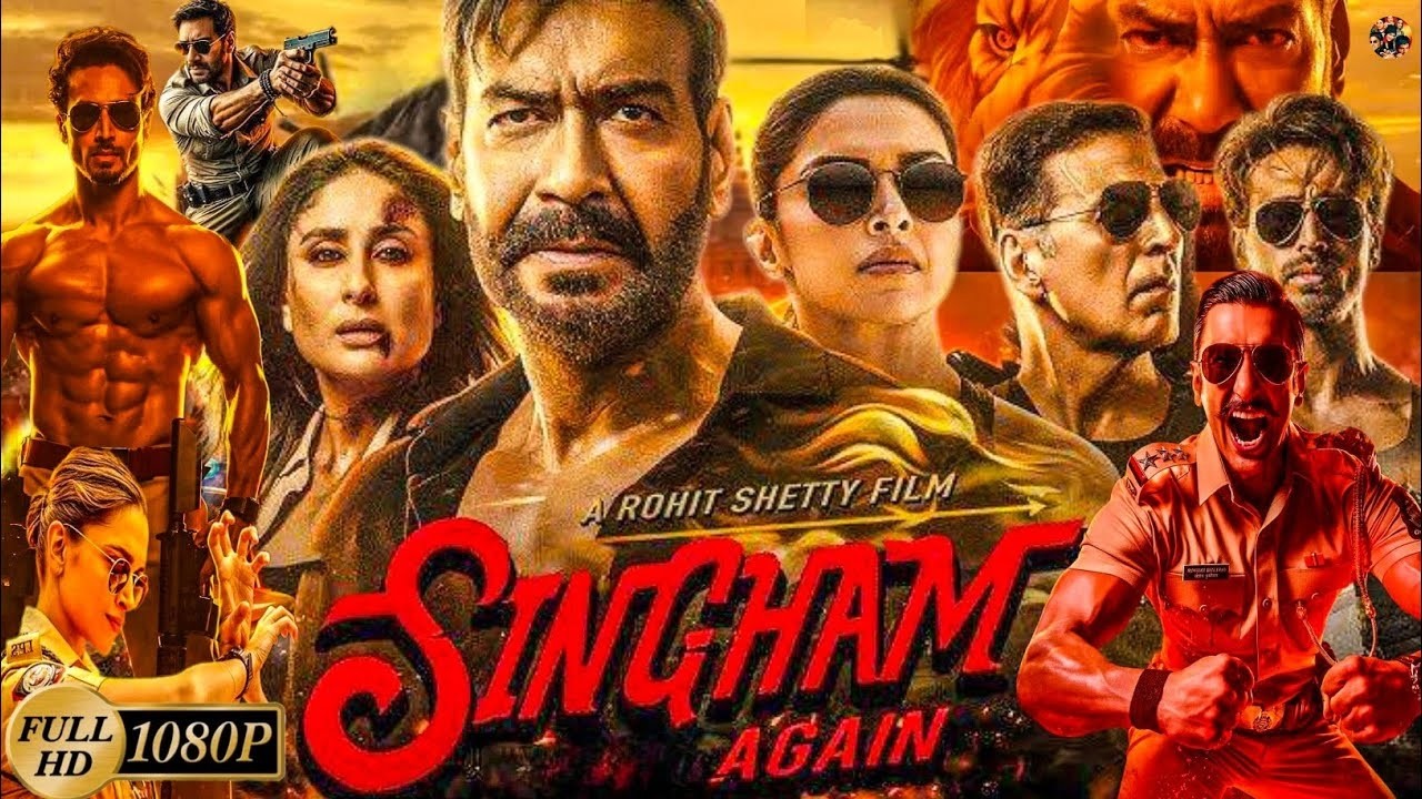 Ajay Devgan u0026 Akshay Kumar New Hindi Action Blockbuster Movie 2024 | Singham Again Full Movie 2024