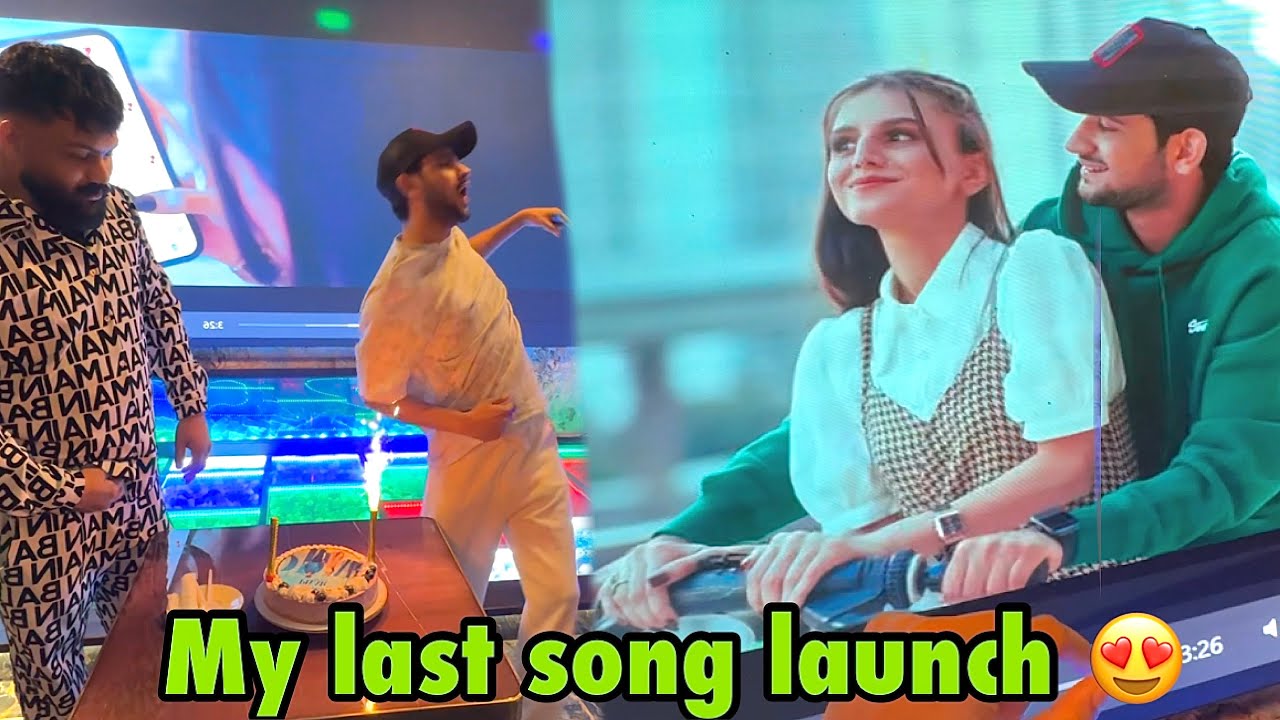 My Last Song Released Without My Wife🥲 | Mera Hath Gal Gaya Cake Cutting Ke Time🥺