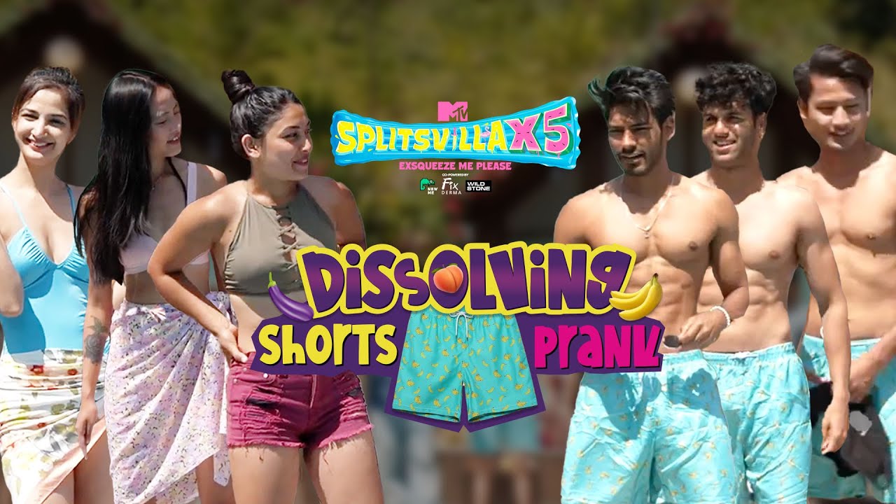 MTV Splitsvilla X5 Dissolving Shorts Prank 🤯| Ft. Ever Sporting Boys Digvijay, Jashwanth And Aniket😂