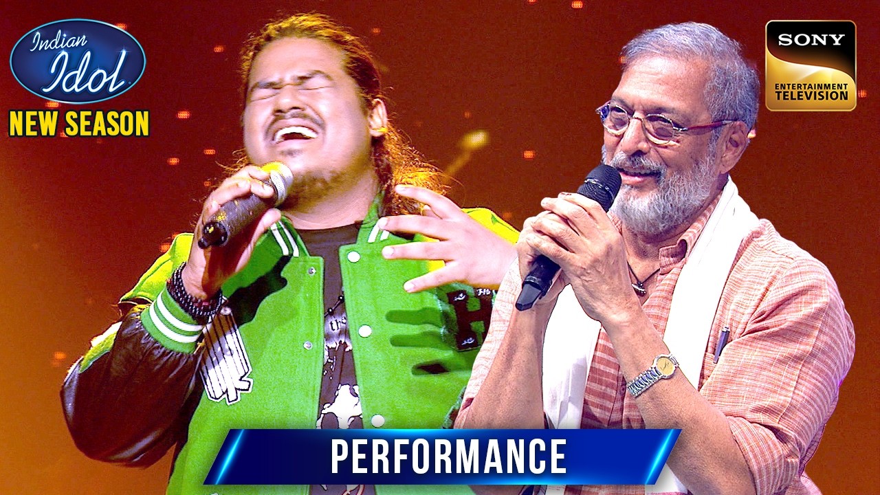 ‘Naina’ पर Priyangshu को सुनकर Nana Patekar ने की फिर से गाने की Demand |Indian Idol S15|Performance