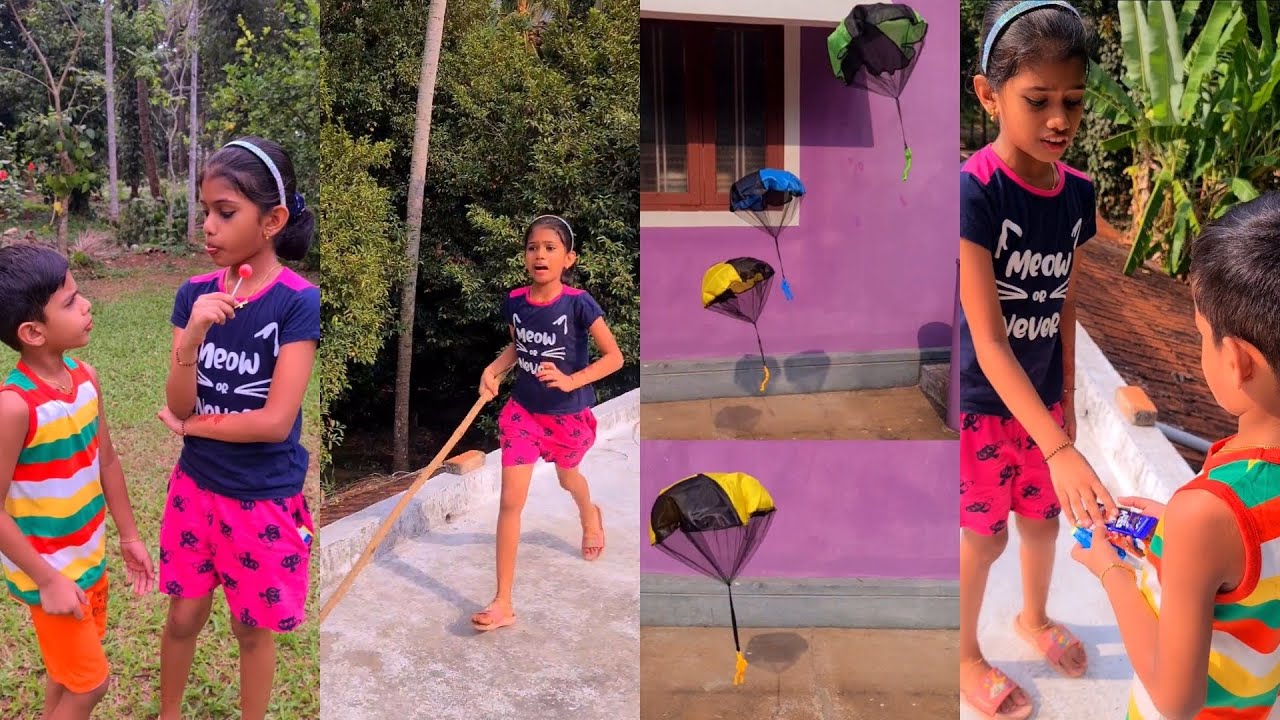 #Tiyakutty #Advik’s #Parachute🪂🪂 Didn’t Think It Would Do Like This😱 Finally Got The Work Of Eight🤯