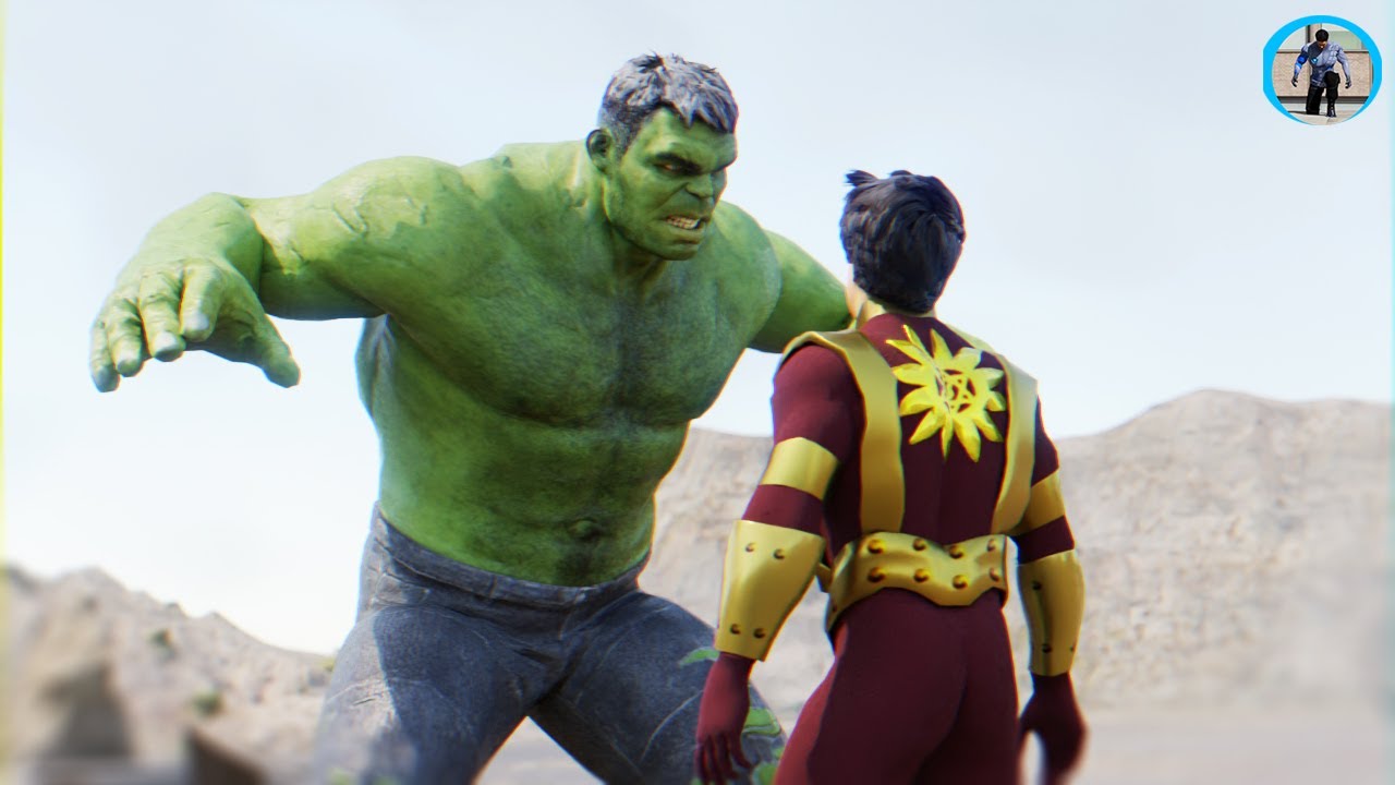 Shaktiman Vs. Hulk – Animation Fight