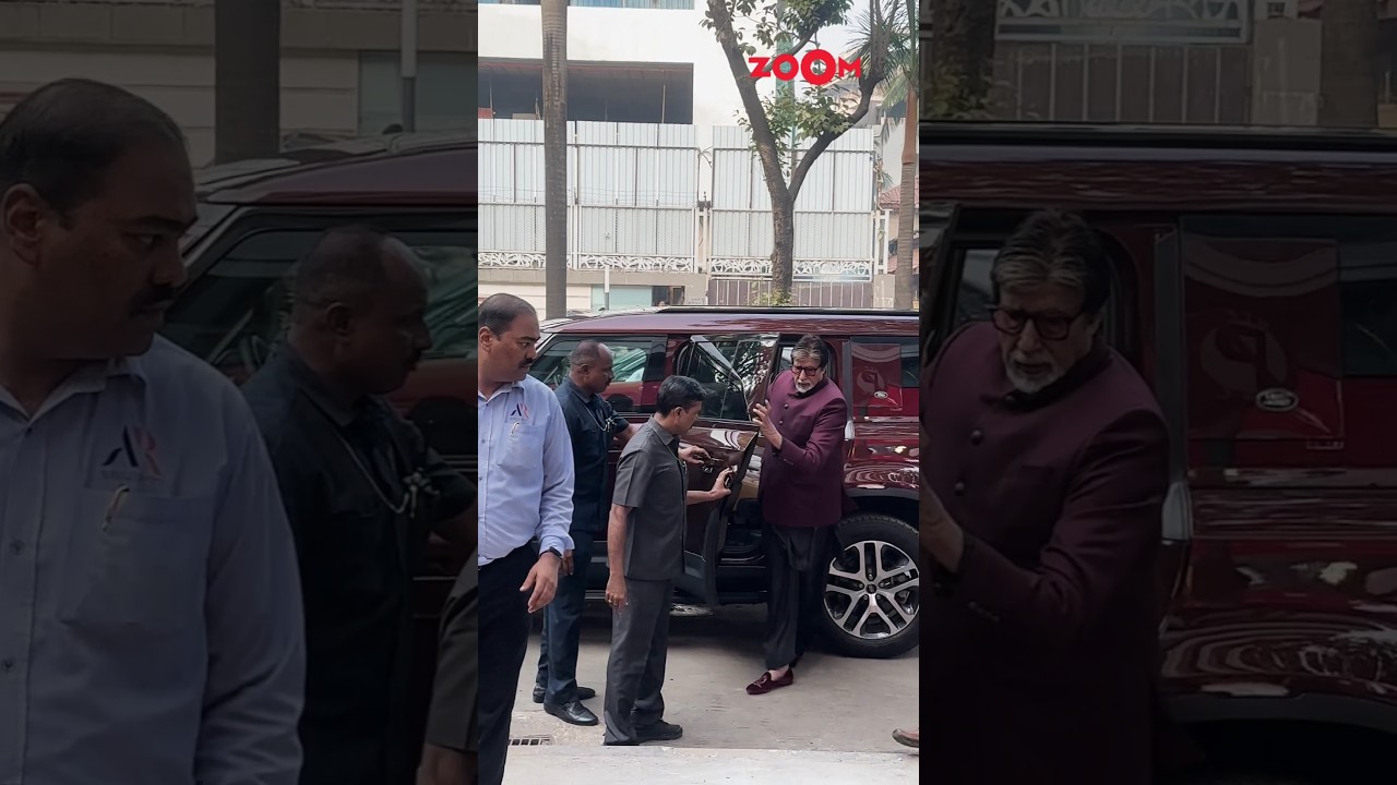 Amitabh Bachchan Arrives In STYLE At An Event 😎 #amitabhbachchan #shorts