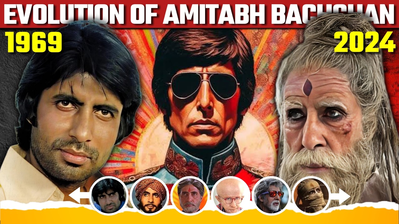 Evolution Of Amitabh Bachchan (1969-2024) • From