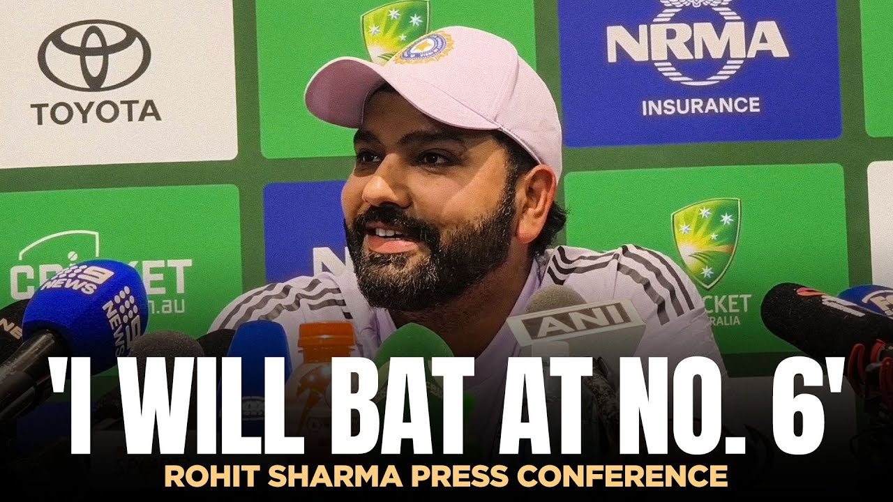 ‘No. 6 For Me’ – Rohit Sharma Shares Team Strategy! 🔥 | Press Conference