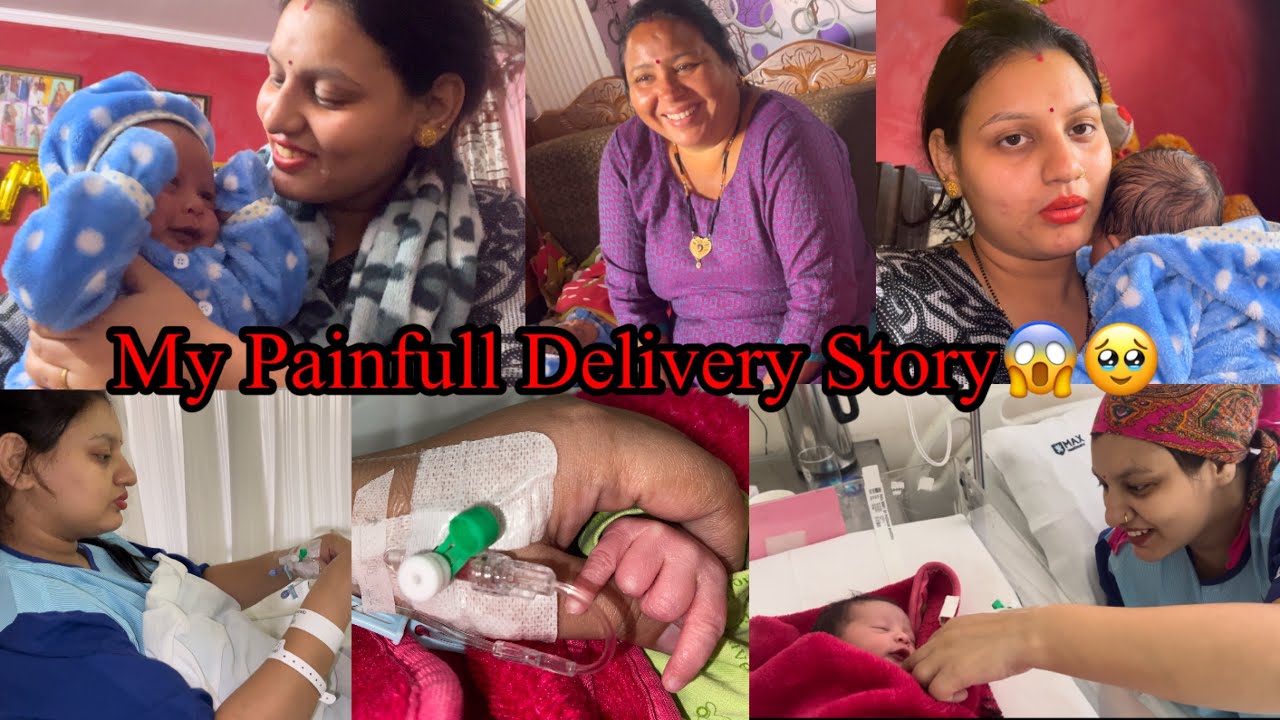 C-Section Or Normal Delivery?My Very Painfull Delivery Experience Story😱ll Saasbahuvlog Ll