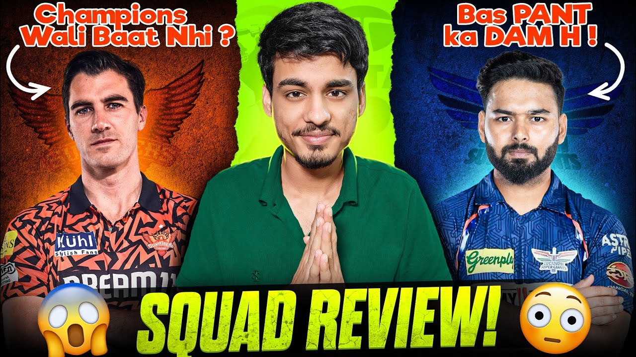 CRAZY SRH BATTING 🤯 – BUT BOWLING? 😬 | LSG KA GAME OVER? 🥲 | IPL 2025 SQUAD REVIEW