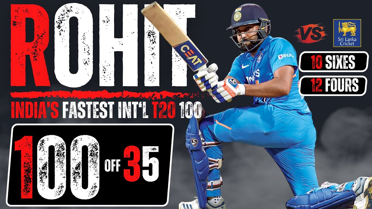 Witness History: Rohit Sharma’s Astonishing 100 In Just 35 Balls