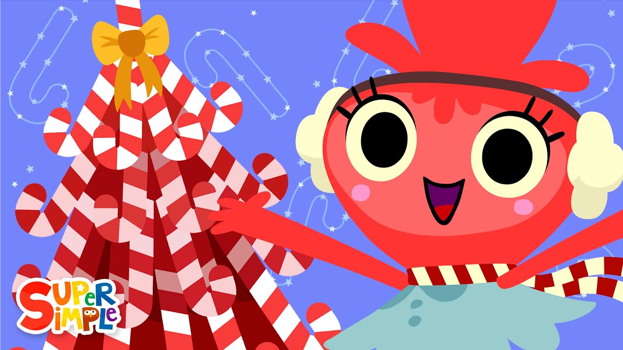 Candy Cane Tree | Original Kids Christmas Song | Super Simple Songs