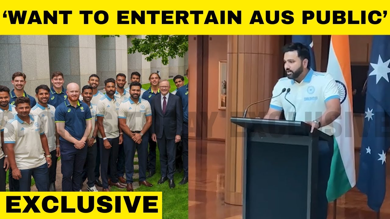 EXCLUSIVE: Rohit Sharma Addresses Australian Parliament On Arrival In Canberra | Sports Today